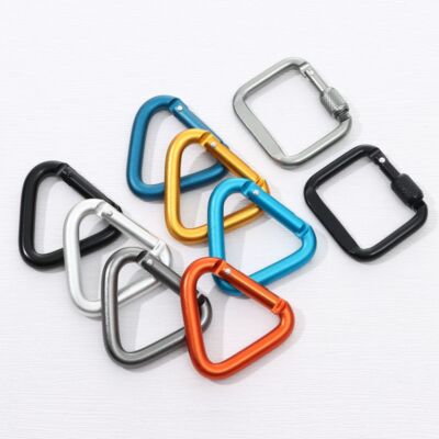 Ausrüstung Camping Wandern Haken Klettern Knopf Legierung Karabiner Schnalle Schlüsselanhänger