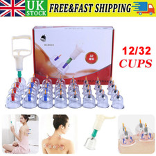 12/32X Cupping Vacuum Massage Cups Set Therapy Health Acupuncture Suction Magnet