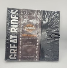 2003 Harley Davidson Great Rides Photo Scrapbook 52 4x6 photo sleeves 26 pages