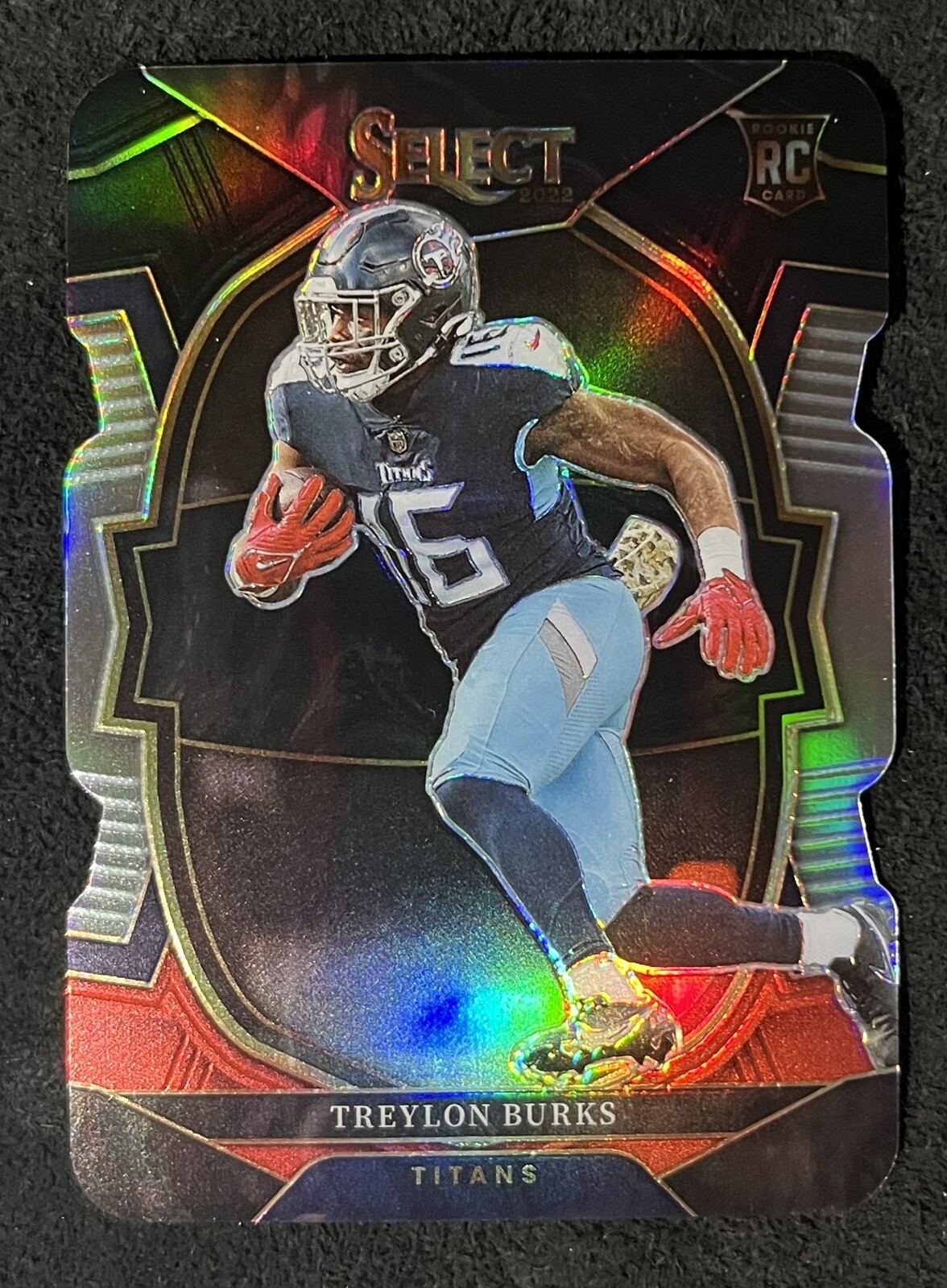 2022 Panini Select Treylon Burks Concourse Silver Prizm Die-Cut #39 (RC) Titans