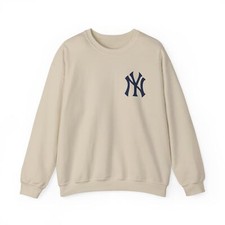 New York Yankees Crewneck Sweatshirt, World Series Fan Apparel, Long Sleeve