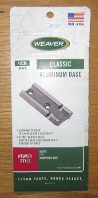 Weaver 402M Base  for Savage Bolt Actions
