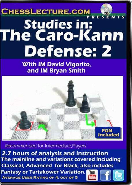 Studies in: The Caro-Kann Defense 2 - Chess Lecture - Volume 116 Chess DVD