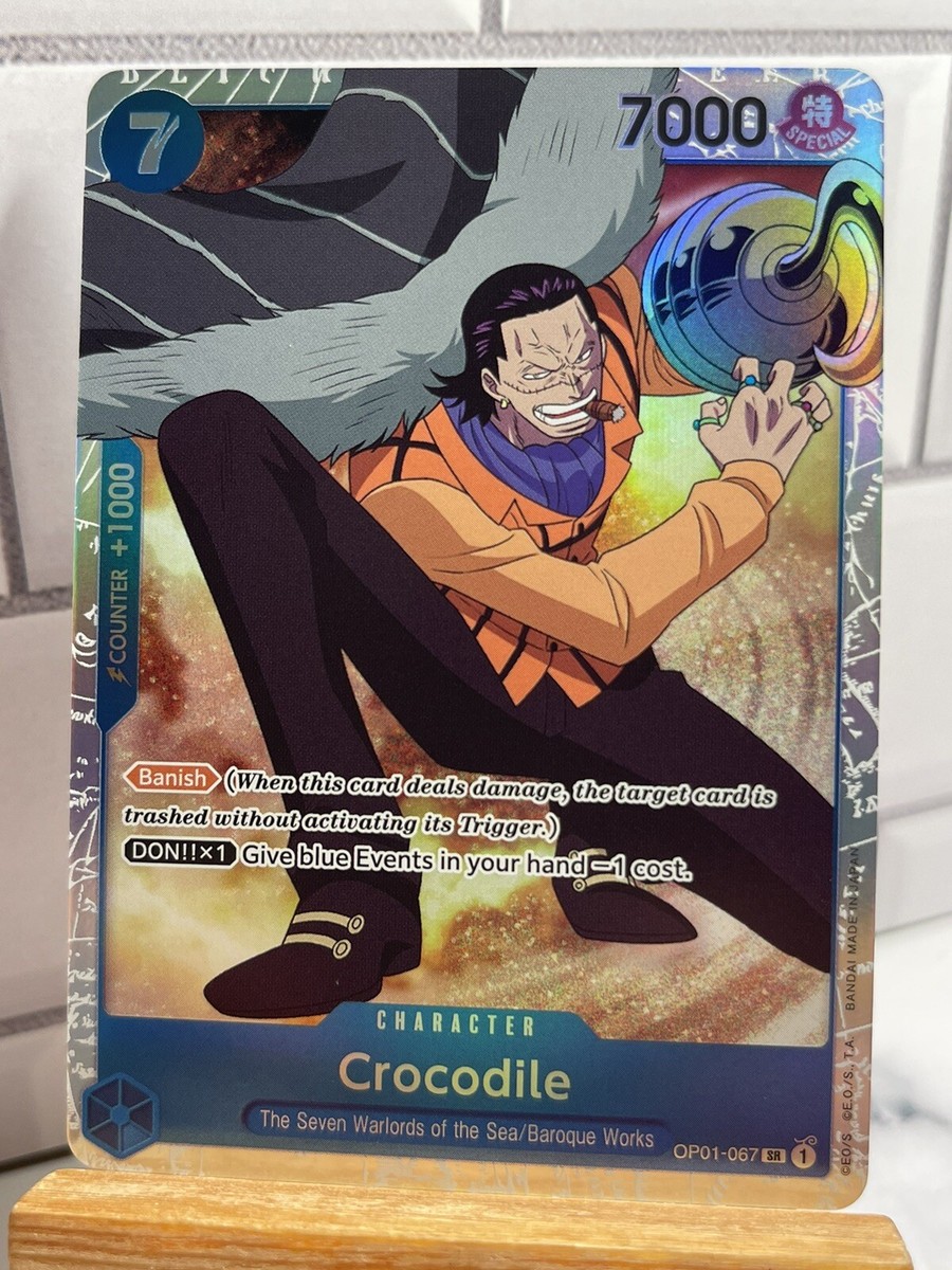 ONE PIECE Card Game Romance Dawn OP01-067 Crocodile Super Rare | eBay