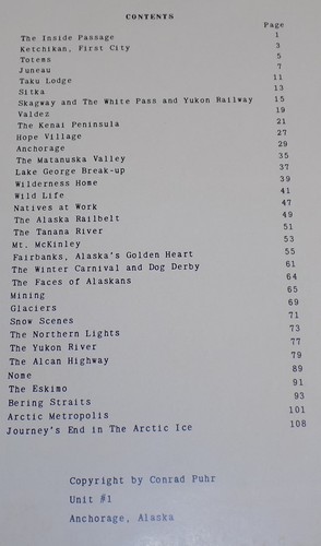 c1954 Book /// MODERN ALASKA AND THE ALCAN by Conrad Puhr - Imagen 2 de 12