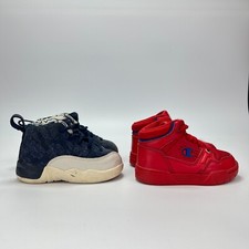 Air Jordan 12 International Flight Champion Red Shoes Sneaker Toddler Size 5