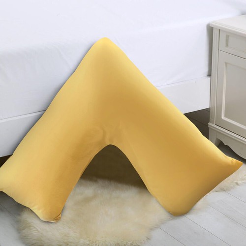 Luxury V Shaped Pillow case Cover Pregnancy Maternity Orthopedic Support Nursing - Picture 9 of 23