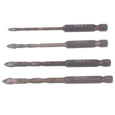 4PCS Set Masonry Drill Bit 3mm 4mm 5mm 6mm Concrete Drill Bit Accessories Part