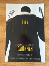 * NIA DACOSTA * signed 12x18 poster * CANDYMAN * COA *