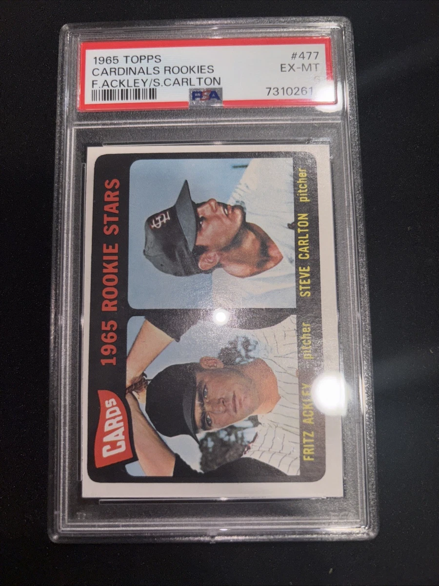 1965 Topps - Fritz Ackley Steve Carlton #477 for sale | eBay
