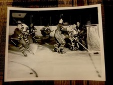 1959 TUROFSKY PHOTO ED CHADWICK ALLAN STANLEY NHL HOCKEY TYPE 1 DICK DUFF AHL