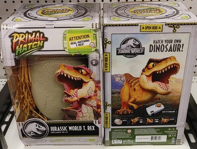 C0 Jurassic World Primal Hatch Interactive Hatching Egg Dino T