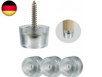 16 StüCk MöBelfüßE Gummipuffer FüR Audio StüHle Schneidebrett ? GummifüßE Schrau