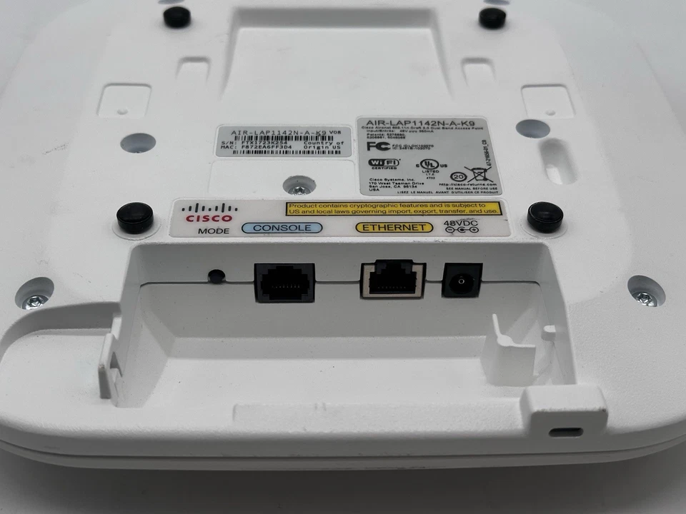 Cisco Aironet 1142 AIR-LAP1142N-A-K9 Wireless AP Dual-Band WiFi Access Point - Image 4 of 4