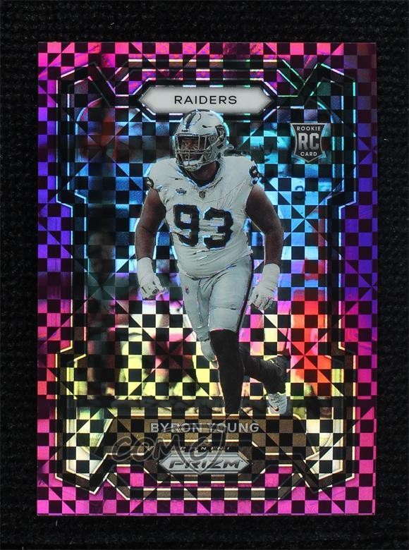 2023 Panini Prizm Rookies Purple Power 1/49 Byron Young #355 Rookie RC 11mg