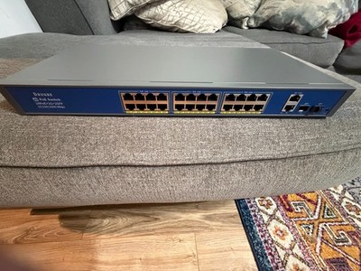 Davuaz smart Poe switch 24 POE Link plus 2 up link plus 2 SPF