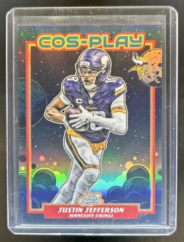 2025 Topps Cosmic Chrome Justin Jefferson Base (RAW)