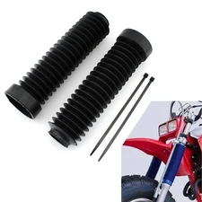 For Honda ATC 250R 1983-1986 1984 Pair Front Fork Dust Cover Gaiter Shock Boots