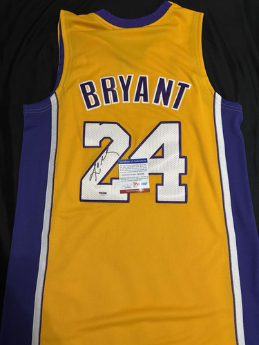 Kobe Bryant Signed PSA LA Los Angeles Lakers 2008-2009 Home Autograph Jersey