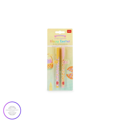 24H Versand  Legami Lovely Friends Gelstifte 2er Set Hoppy Easter Edition 2026  