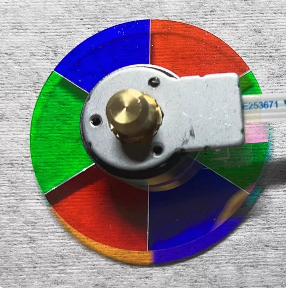 Qty:1pc FOR BENQ W1070 W1070+ HT1075 PROJECTOR COMPATIBLE COLOR WHEEL - Image 2 of 3