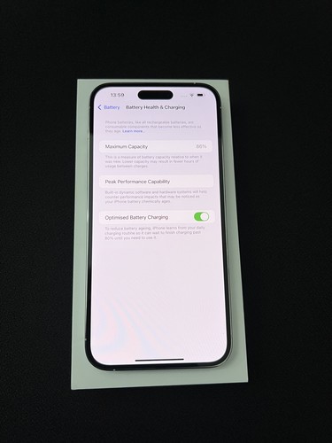 Apple iPhone 14 Pro Max 128GB White Unlocked Excellent Condition Boxed - Picture 12 of 14
