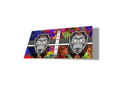 Manitou Mara 2020 Rear Shock Suspension Factory Sticker Decal Oil Slick