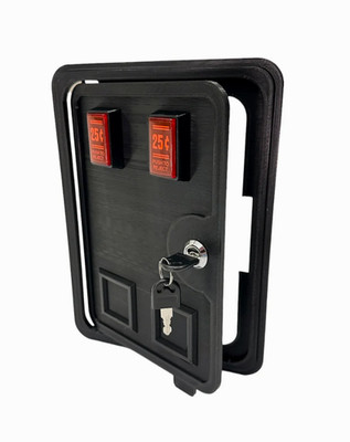 Full Size Arcade Coin Door 3D Printed w/ LED Credit Buttons Retro Game