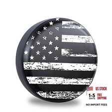 Black White Vintage American Flag Spare 17" for Diameter 31.5"-32.5"/80-82.55cm