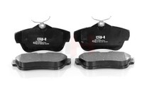 Hinterachse Gh GH-410613 Bremsbelagsatz, Scheibenbremse FüR CitroËN,Fiat,Peugeot