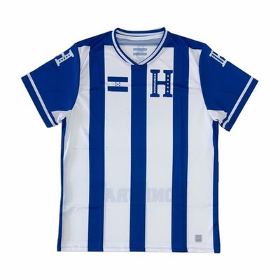 Honduras Soccer Jersey Home 2026 unisex Blue and  White with tradicional desing