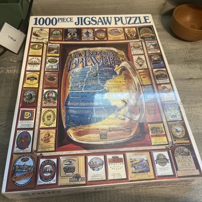 NEW SEALED 1994 White Mountain Puzzle - New England's Best Brewers 1000 Piece