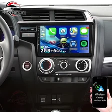 2+64GB For 2014-2018 Honda Fit CarPlay Android 15 Car Stereo Radio BT GPS Navi