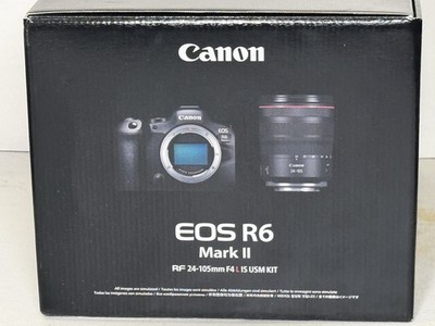 Canon EOS R6 Mark II Mirrorless Camera - Black (kit with 24-105mm f/4 Lens)