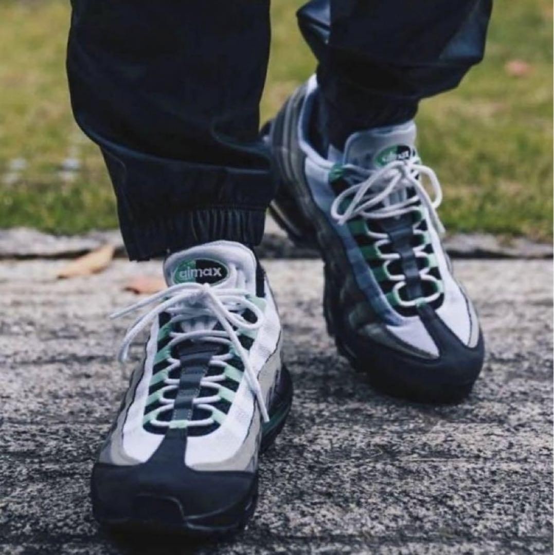 【美品29cm】NIKEAirMax95OGフレッシュミントCD7495-101 NIKE 2019 AIR MAX 95 OG RETRO CD7495-101 FRESH MINT 9.5