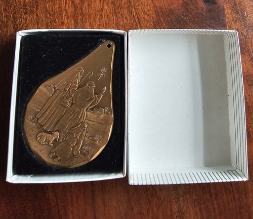 Wendell August Forge Ornament 1995 Star of Bethlehem Solid Bronze 4th Ed w box - Bild 3 von 4