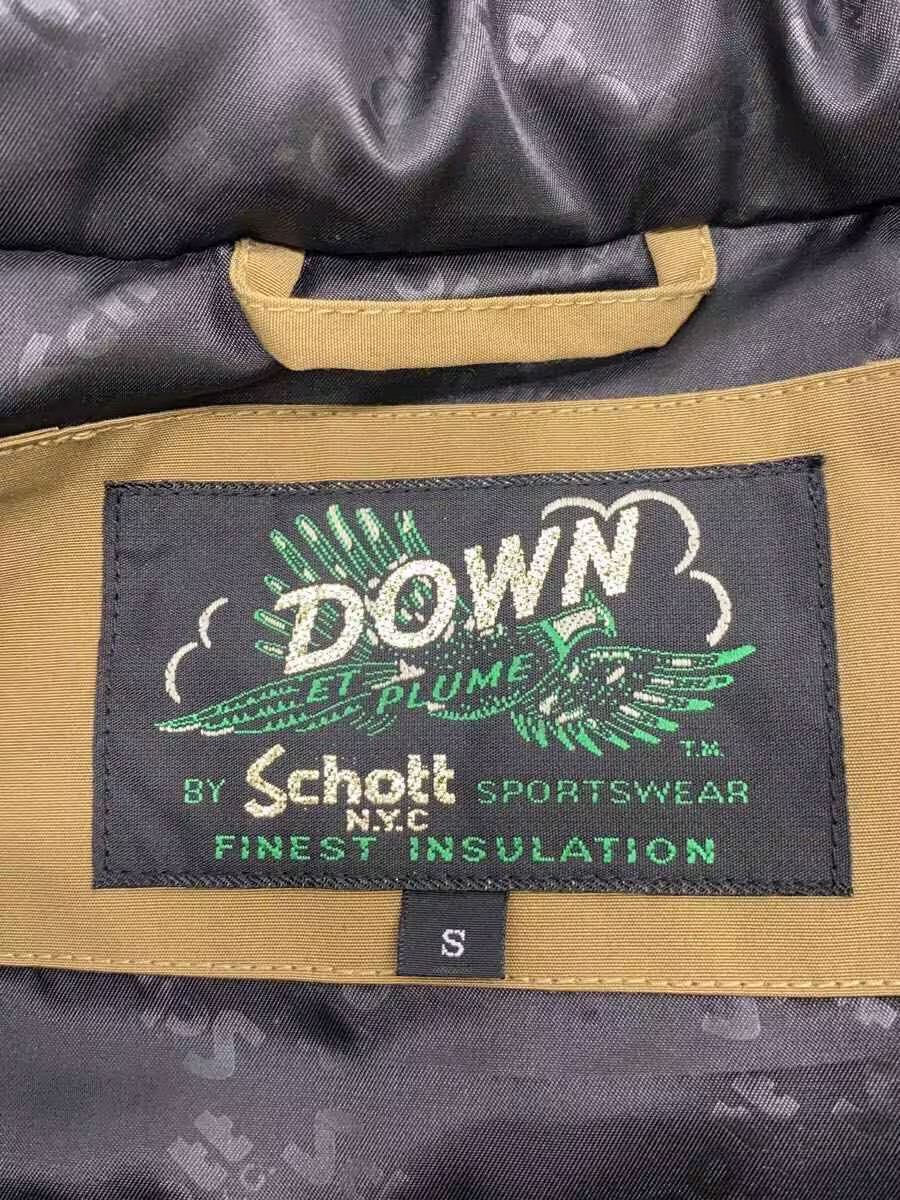Schott down Jacket Camel S Used - image 3