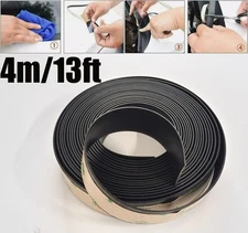 13.12ft Rubber Car Side Door Window Glass Seal Weatherstrip Rain Visor Universal