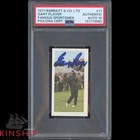 Gary Player signed 1971 Barratt & Co Card PSA DNA Slab Golf Auto Grade 10 C5620