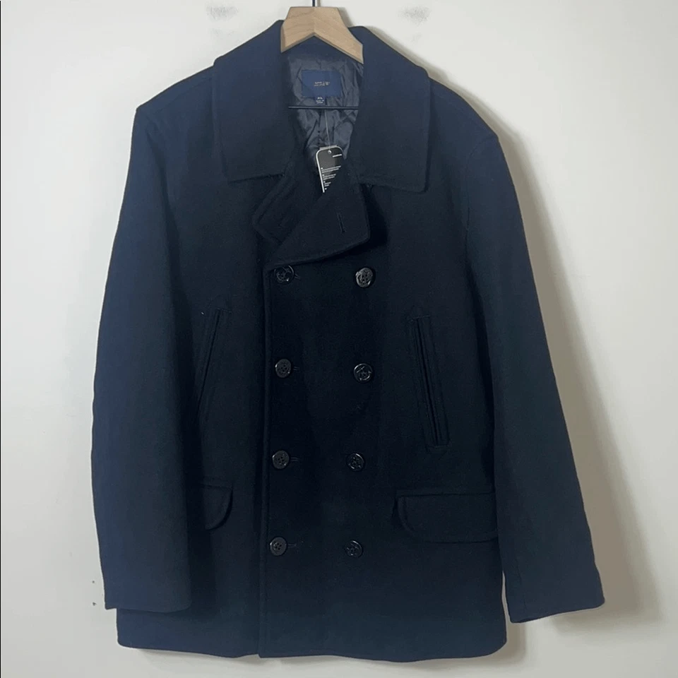NWT J. Crew Men's Peacoat Wool Blend with PrimaLoft Black Size XL - Image 3 of 4