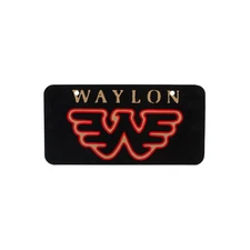 Waylon Jennings Flying W License Plate