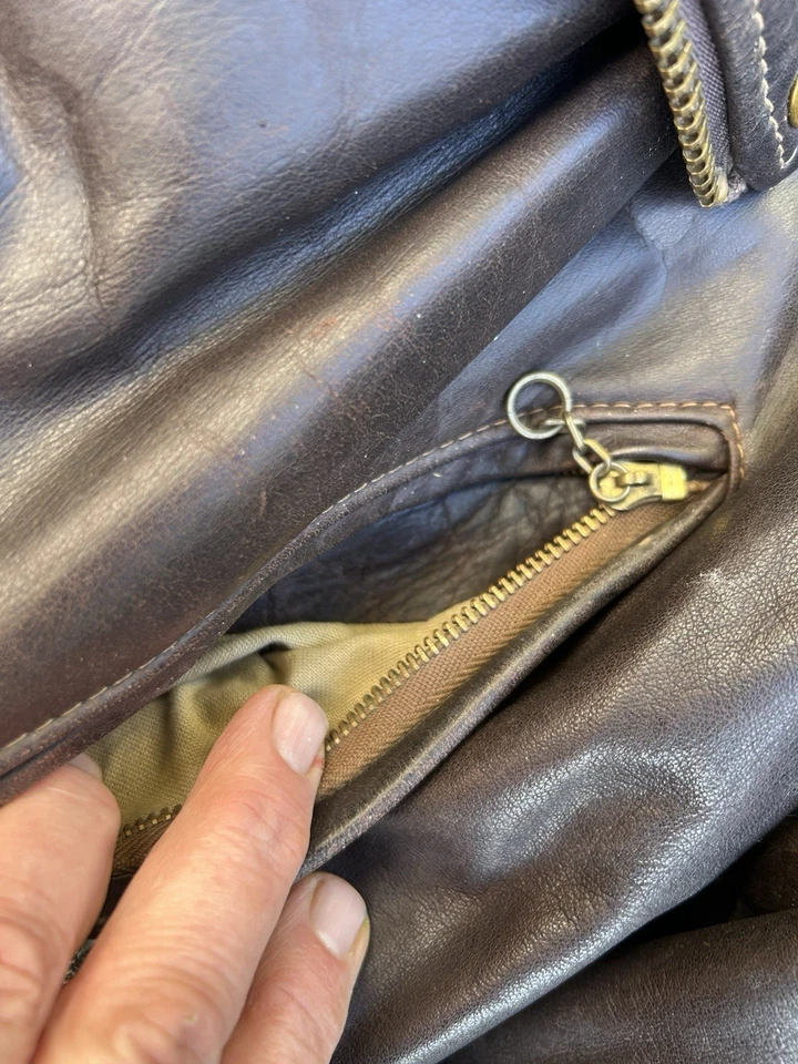 Mythique Blouson Perfecto SCHOTT USA Vintage 80s T.48 Biker Motorcycle - Photo 4/4