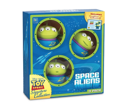 Toy Story Signature Collection Space Aliens 3-Pack Set COA Film