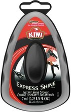 Kiwi Express Shine Black Sponge 0.2 US fl. oz. Pack of 3