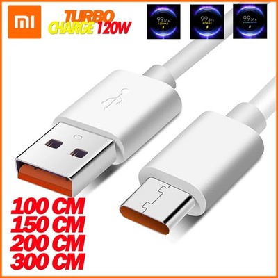  Original Xiaomi Redmi Note 12 12Pro 12T Typ C Turbo Schnellladekabel 120W 6A
