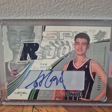 Yao Ming 2002 Upper Deck SPX Rookie Level 1 Signed Jersey 882/999 Auto