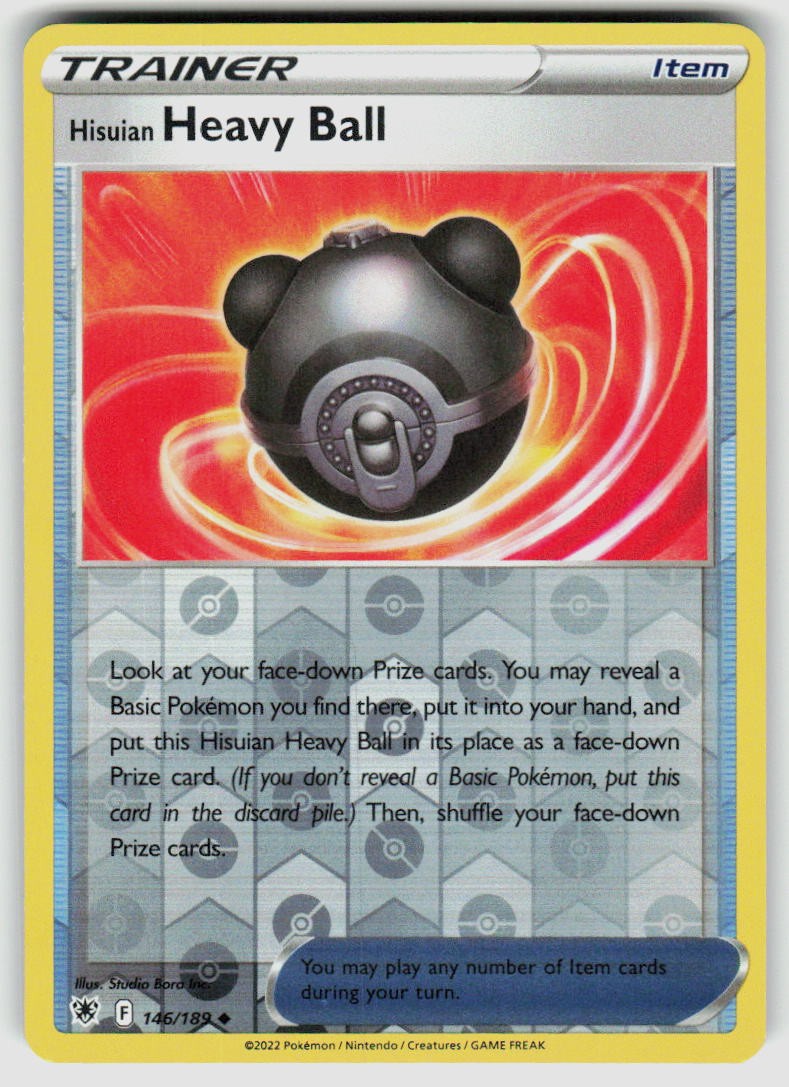 HISUIAN HEAVY BALL 146/189 ASTRAL RADIANCE UNCOMMON REVERSE HOLO POKEMON