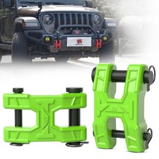H-Shaped Towing Winch Shackle, Heavy Duty Winch Fairlead Hook, Dual Pin Desig...