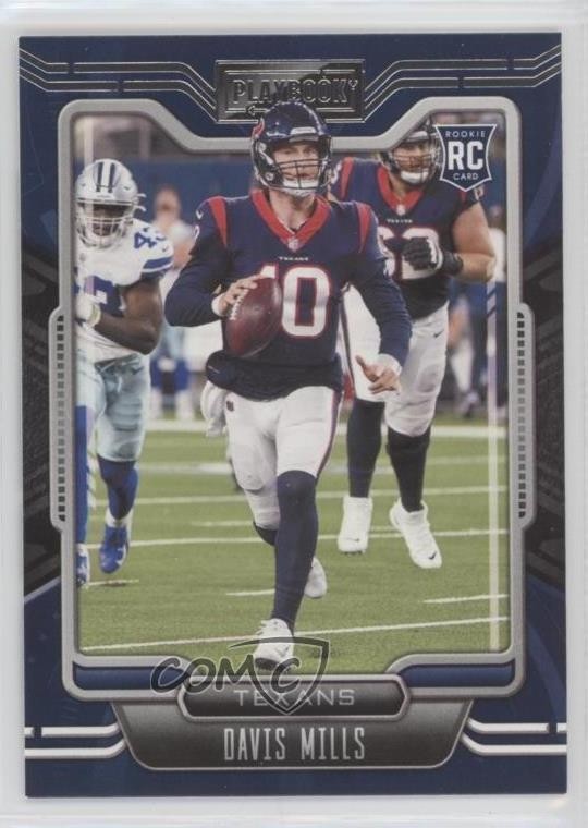 2021 Panini Playbook Rookie Davis Mills #123 Rookie RC 10uo
