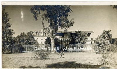 1911 Craftsmen Home on Victoria Ave. Riverside California Photograph Postcard
